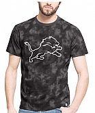 Men's Detroit Lions Team Logo Black Camo Men's T Shirt,baseball caps,new era cap wholesale,wholesale hats